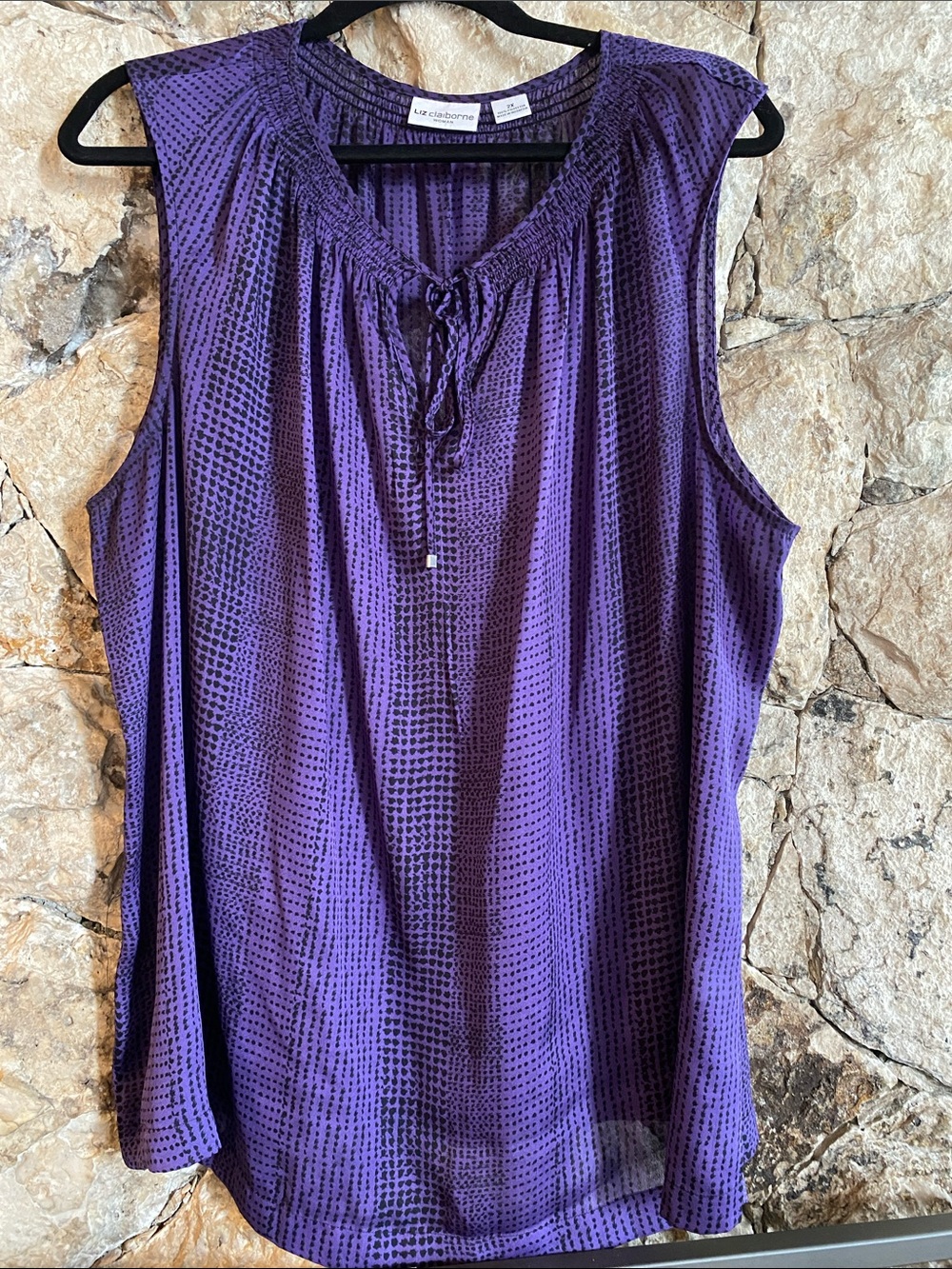 Liz Claiborne sleeveless blouse - 2X